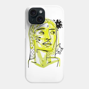 girl face Phone Case