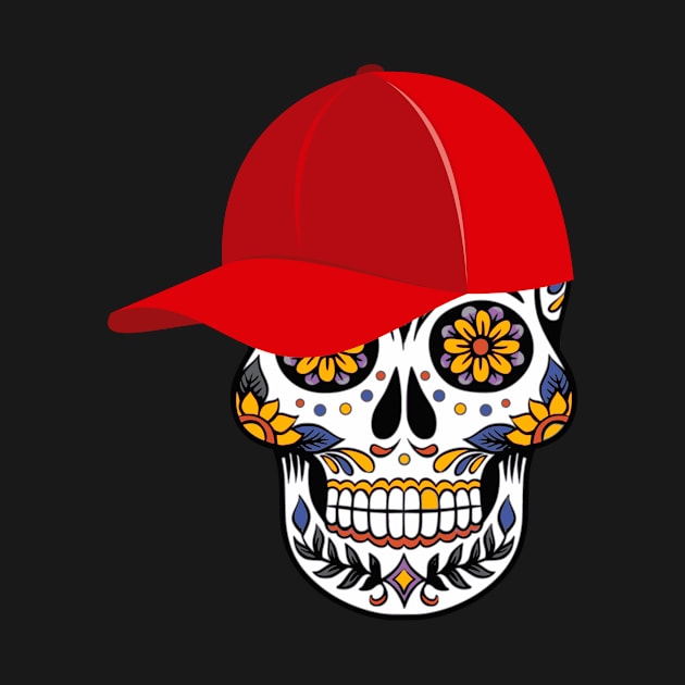 Dia De Los Muertos with Cap by nZDesign