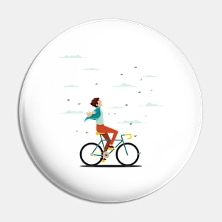 Bicycle riding Pin