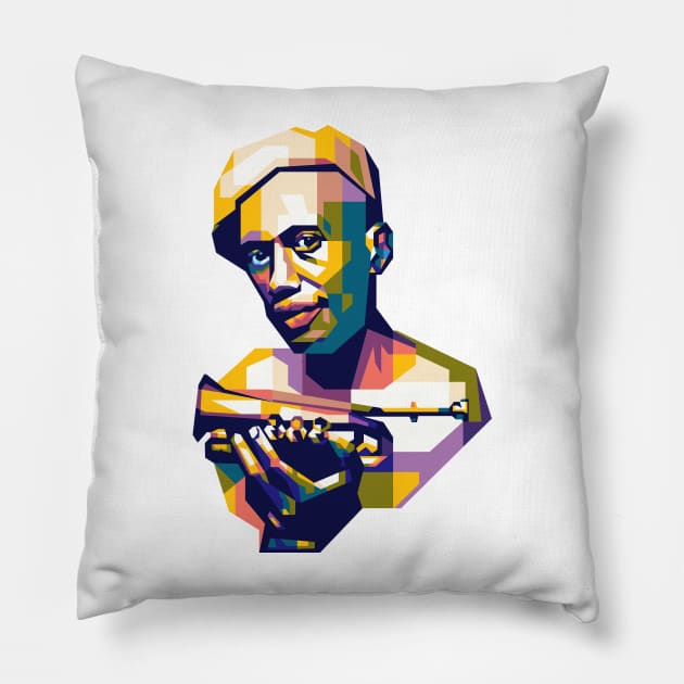 Don Cherry Pillow by ESENTIAL-AF