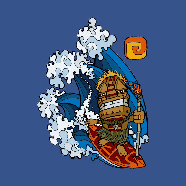 Tiki Surfer by viSionDesign