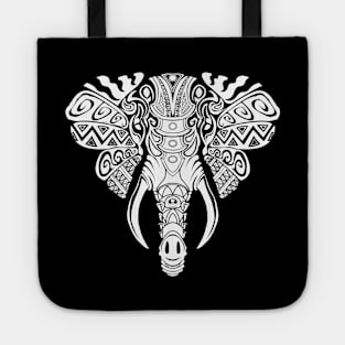 Mosaic Elephant: Vintage Tote