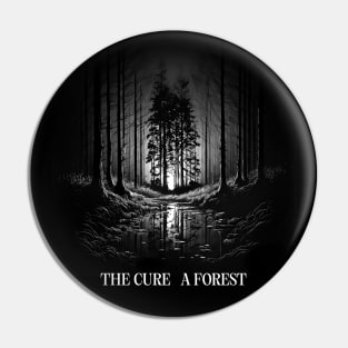 A Forest -- Original Retro Fan Art Design Pin