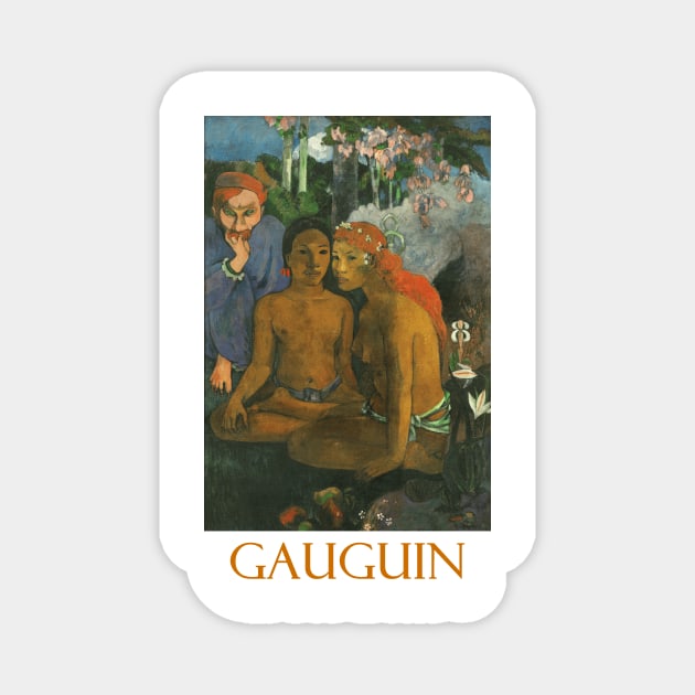 Barbarous Tales (1902) by Paul Gauguin Magnet by Naves