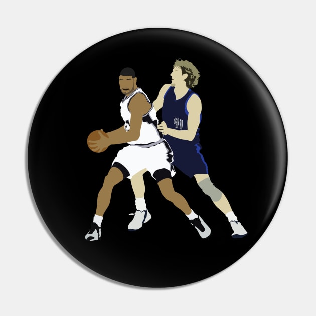 Tim Duncan vs Dirk Nowitzki Pin by Jackshun