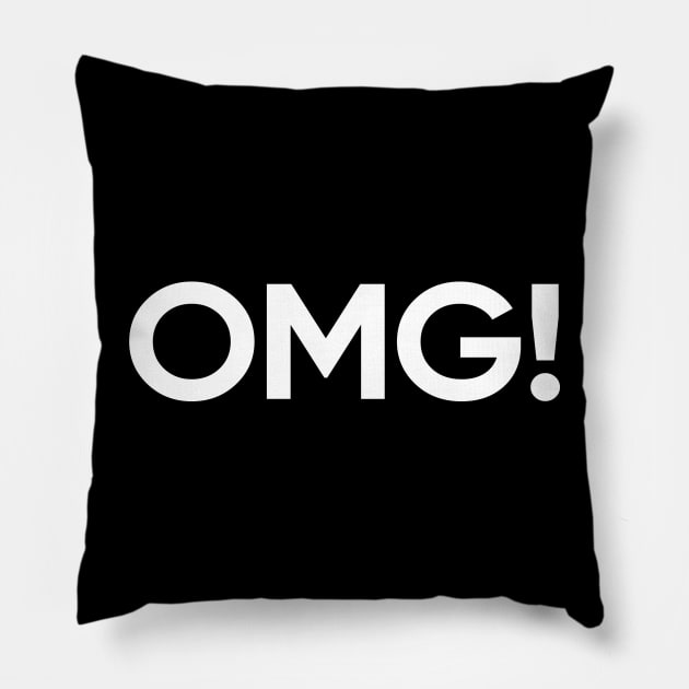 OMG - One Word Pillow by EverGreene