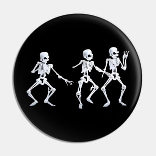 Dancing Skeleton Pin