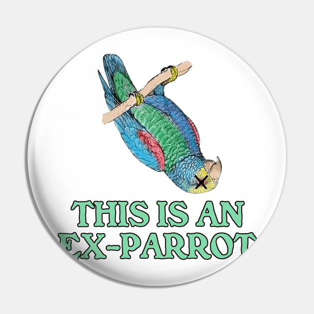 This Is an Ex-Parrot Pin by Naves