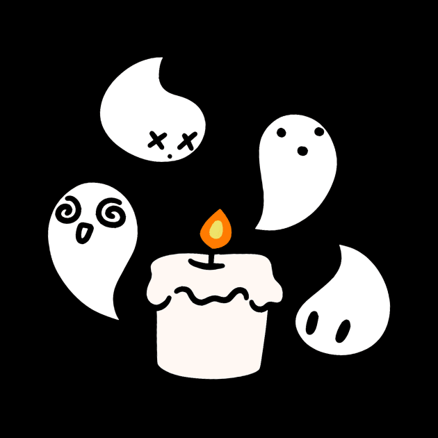 White Candle Ghost by saradaboru