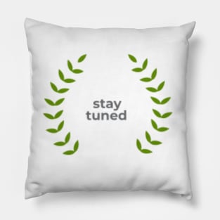 stay tuned Pillow