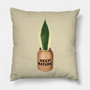 Keep Breathing Keep Nature Pillow