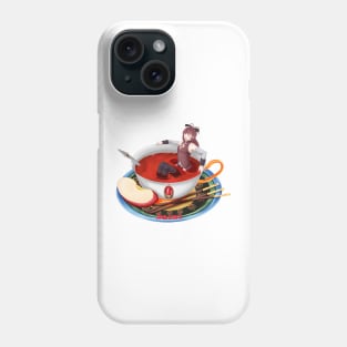 Kyoko in a Teacup Phone Case