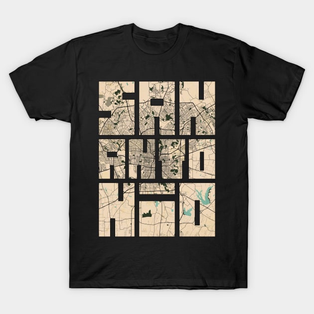 Vintage San Antonio Texas Cityscape Basketball T-Shirt Vintage San Antonio Texas Cityscape Basketball T-Shirt