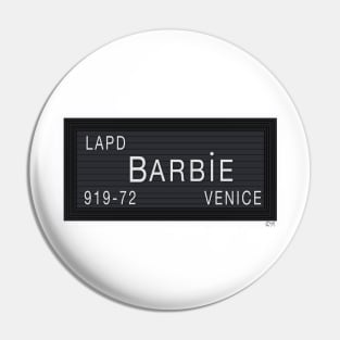 Barbie police ID ~ Barbie Pin