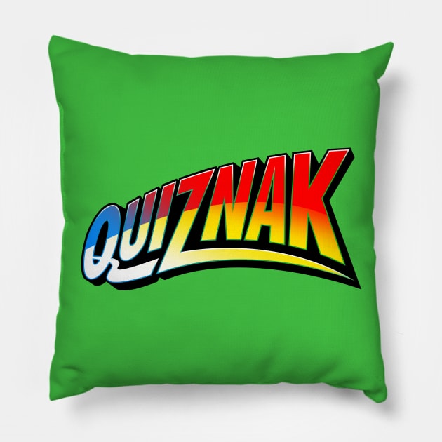 Quiznak Pillow by zerobriant