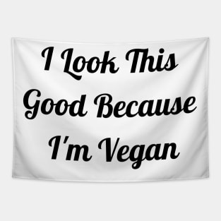 I Am Vegan Tapestry