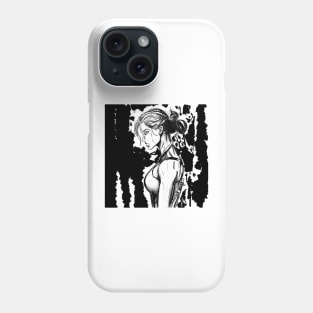 adventure woman ecopop sketch art Phone Case