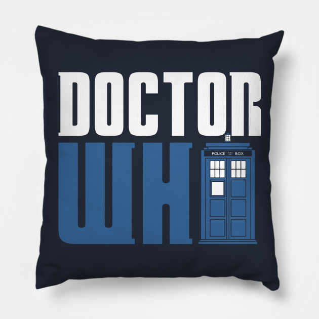 Who Tardis Doctor Who Pillow Teepublic Au
