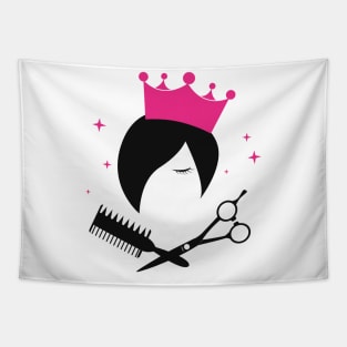 Hairdresser Hairdressers Logo Team Hair Salon Tapestry