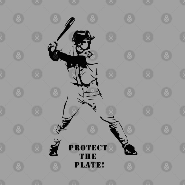 PROTECT THE PLATE 2 STRIKE HITTER BASEBALL FUNDAMENTAL by TeeCreations