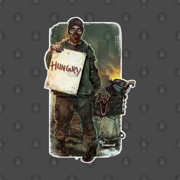 Homeless Zombie by ted1air