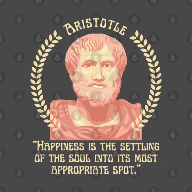 Aristotle Portrait and Quote by Slightly Unhinged