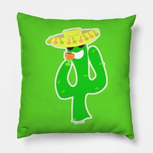 Par-tay on Party Cactus! Pillow