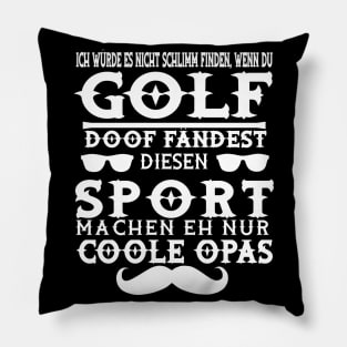 Golf Opa Sport Hole in One club Golfschläger Pillow