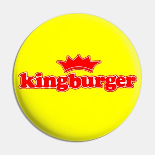 Kingburger (Red Text) Pin