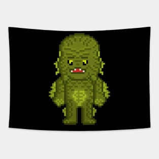 Pixel Monster Lagoon Creature Tapestry