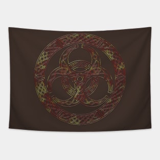 Celtic Knot - Mandala - Bio-hazard Tapestry