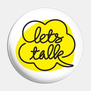 Lets Talk Simple Design Pin