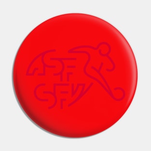 Switzerland National Football Team Pin