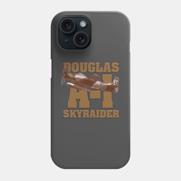 A-1 Skyraider Phone Case by Caravele