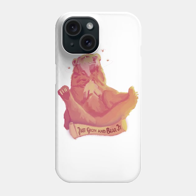 Grin and Bear It Phone Case by AidanJWar