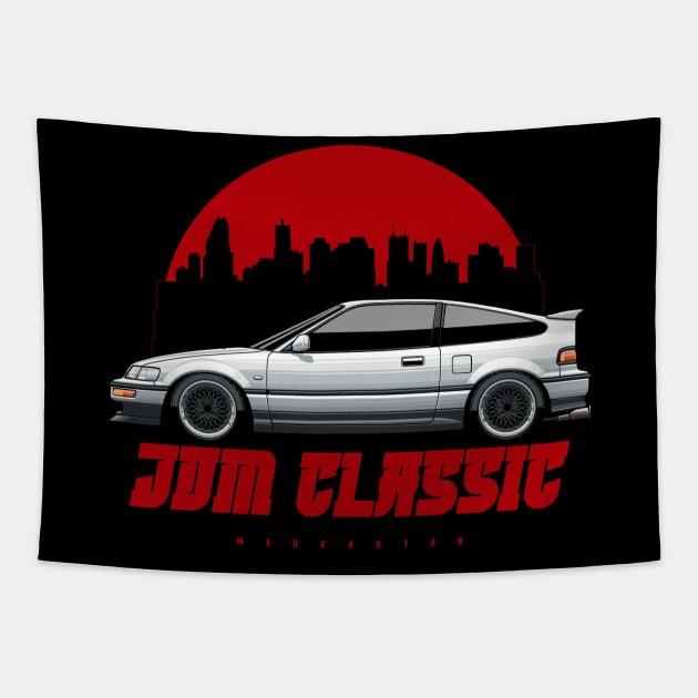 JDM classic CRX Tapestry by Markaryan