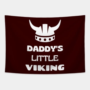 Daddy's Little Viking Tapestry