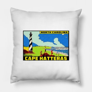 Cape Hatteras North Carolina Lighthouse Outer Banks OBX Pillow