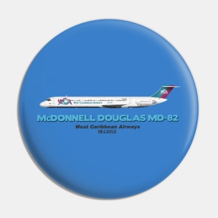 McDonnell Douglas MD-82 - West Caribbean Airways Pin