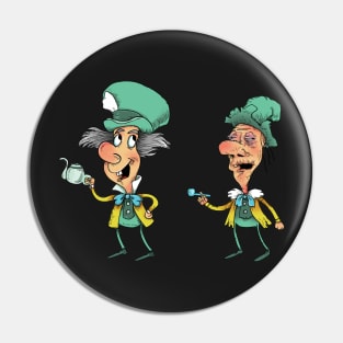 mad hatter on ice Pin