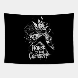 House By The Cemetery Tapestry