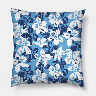 Inked Flowers Pillow