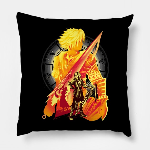 Blitzball Player Tidus Pillow by plonkbeast