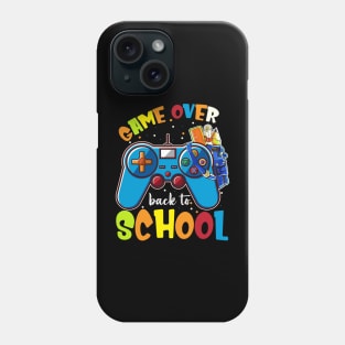 Back to School Funny Game Over Teacher Student Controller Phone Case