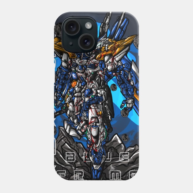 Blue Robot Phone Case by CoretanVector