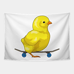 Chick Skater Skateboard Tapestry