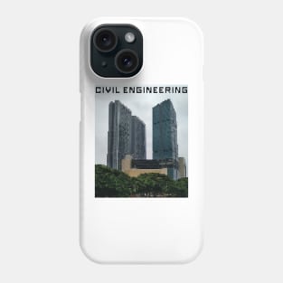 Civil engineering, buildings, premium pixel art Phone Case