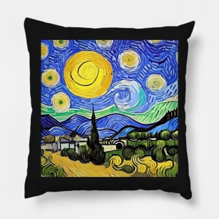 Somewhere in Italy - Van Gogh Style Pillow