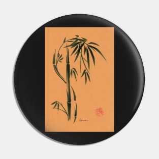 Gracious - Sumie Ink Brush Pen Bamboo Painting Pin