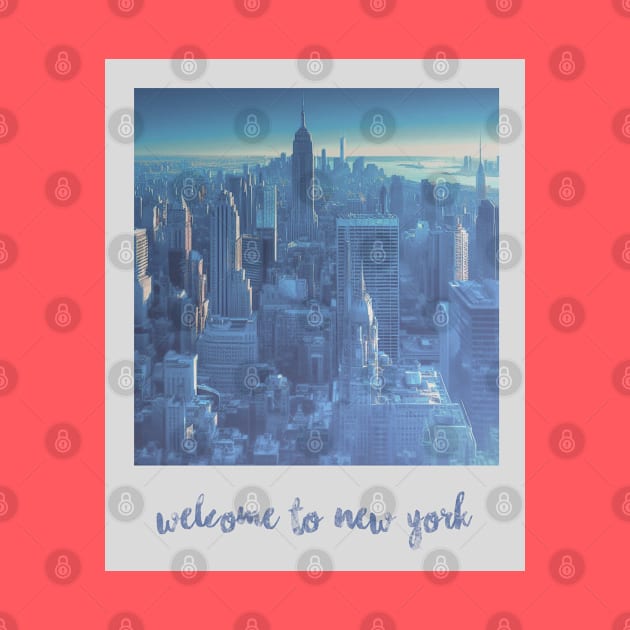 welcome to new york aesthetic by sadieillust